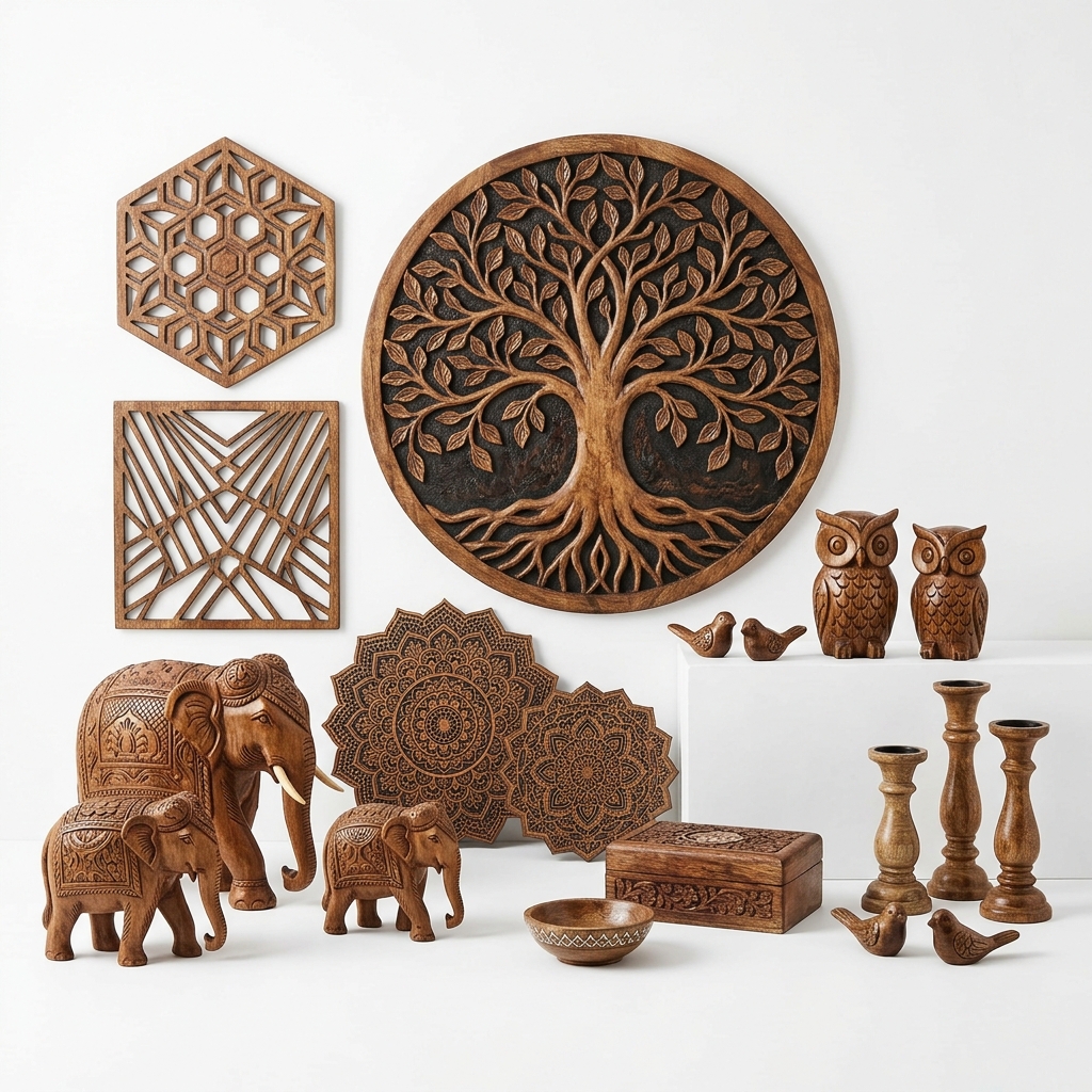 Wooden Decor and Showpiece